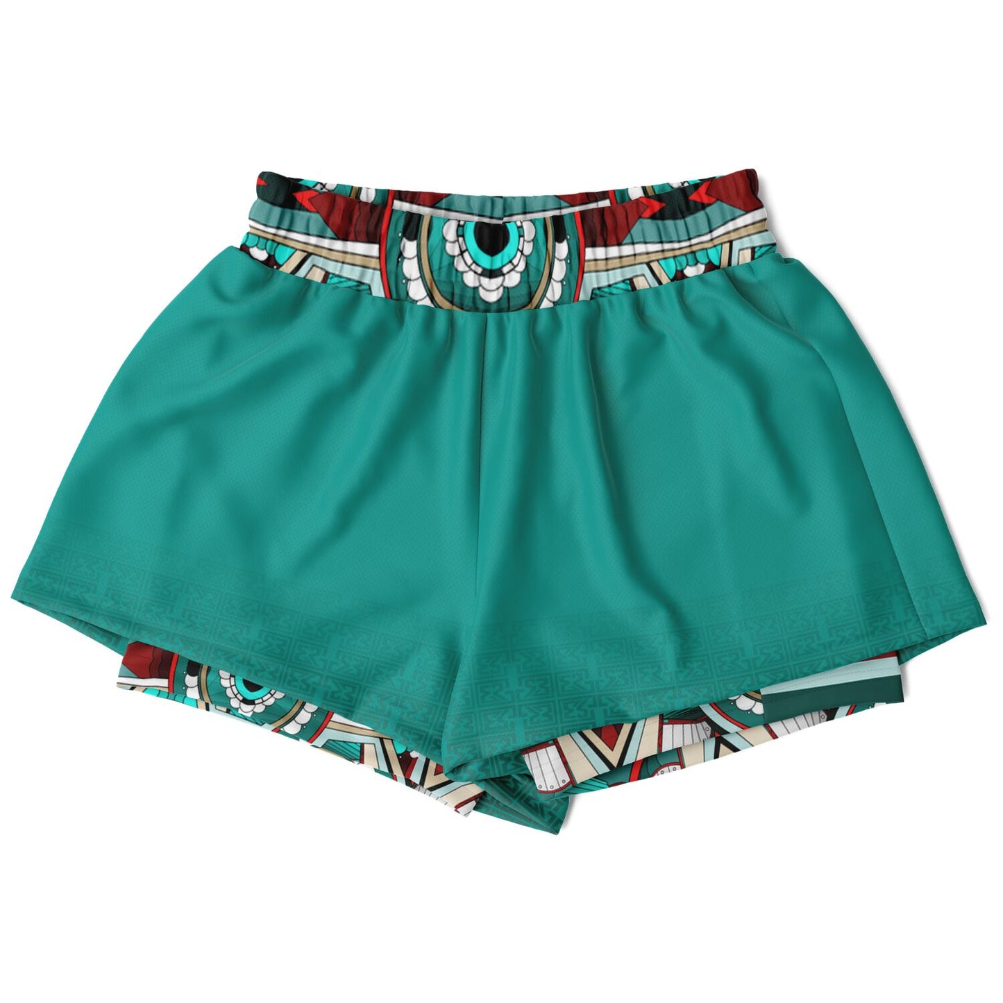 Fluorescyan 2-in 1 Shorts