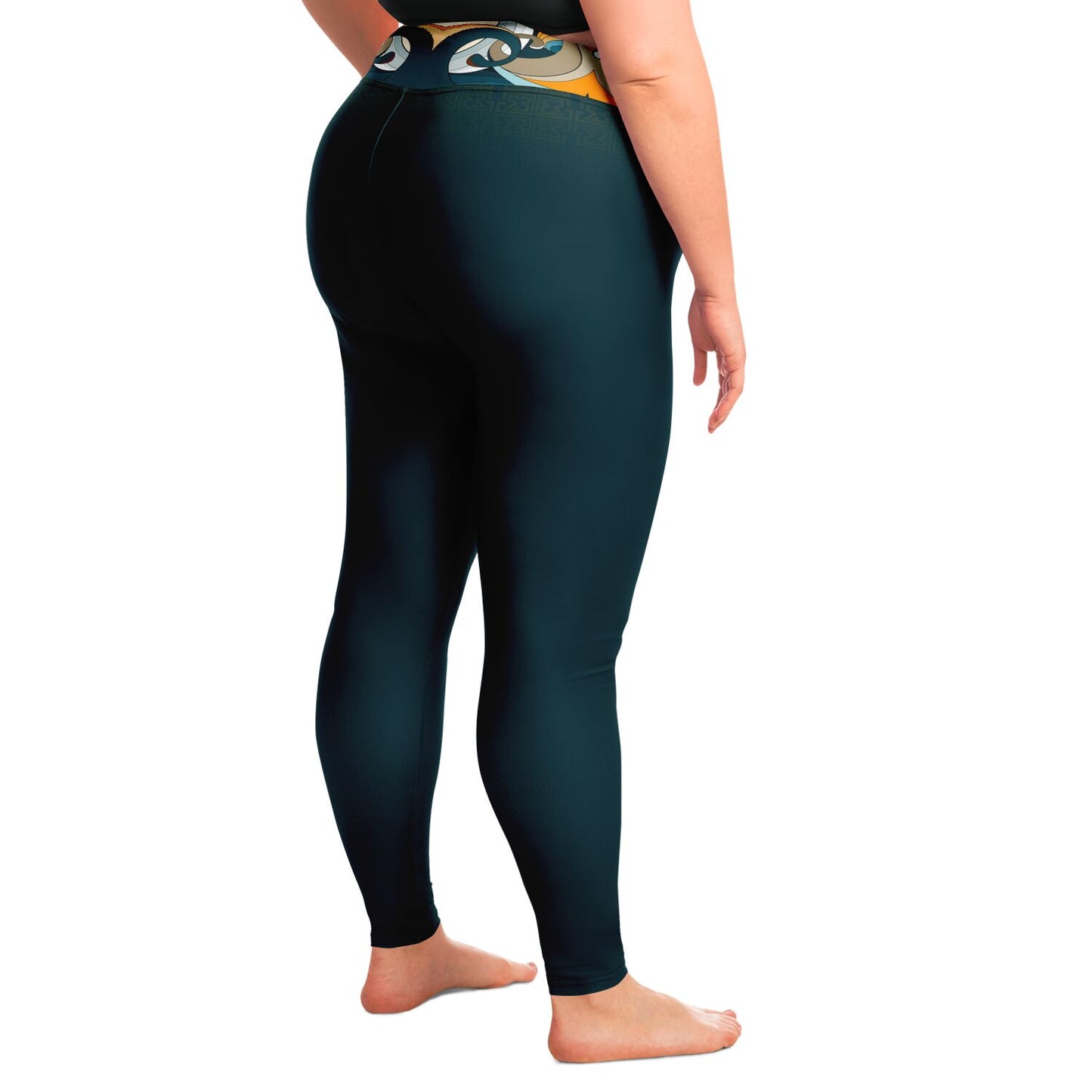 Blue Peru Leggings