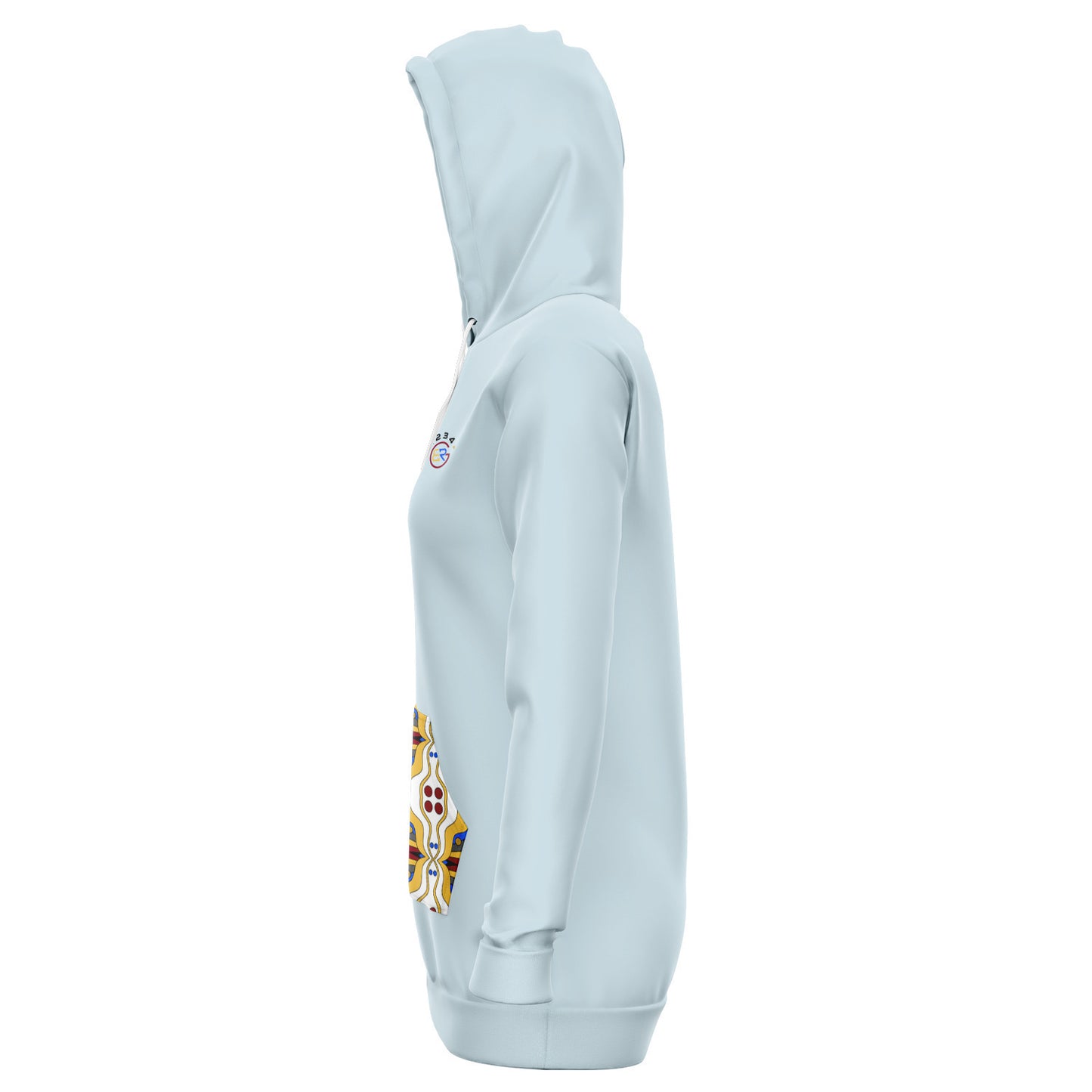 Powder Blue Russet Hoodie Dress