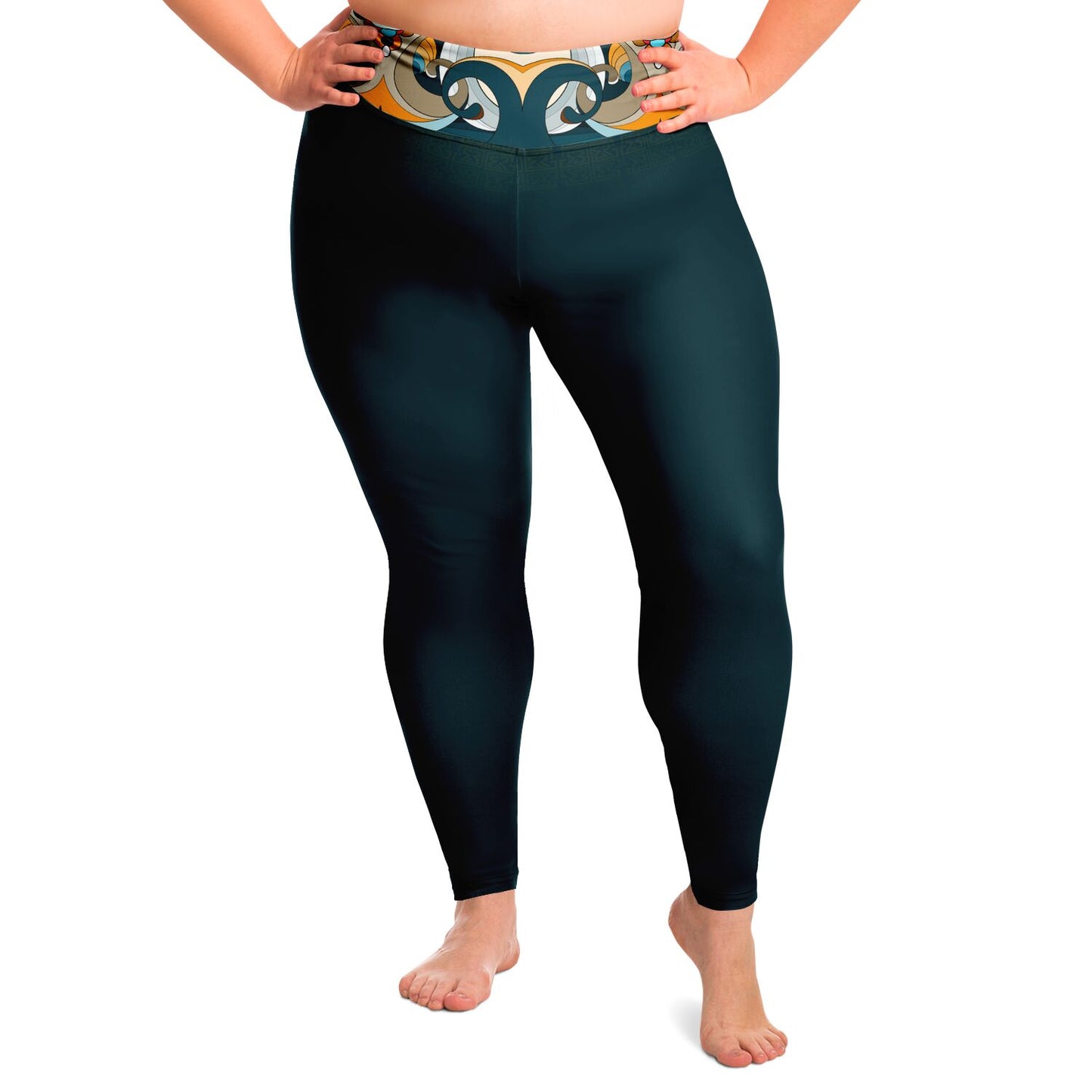Blue Peru Leggings