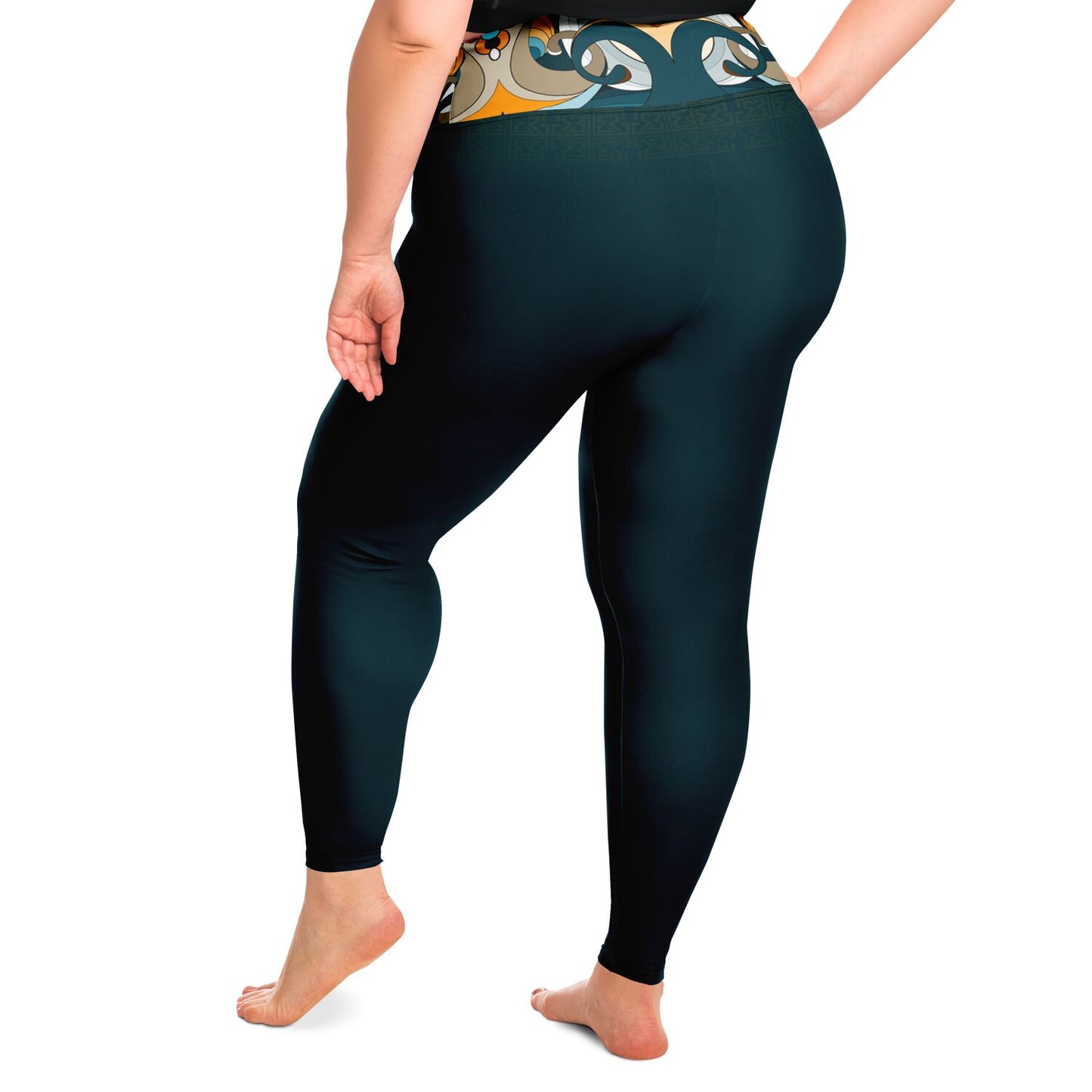 Blue Peru Leggings