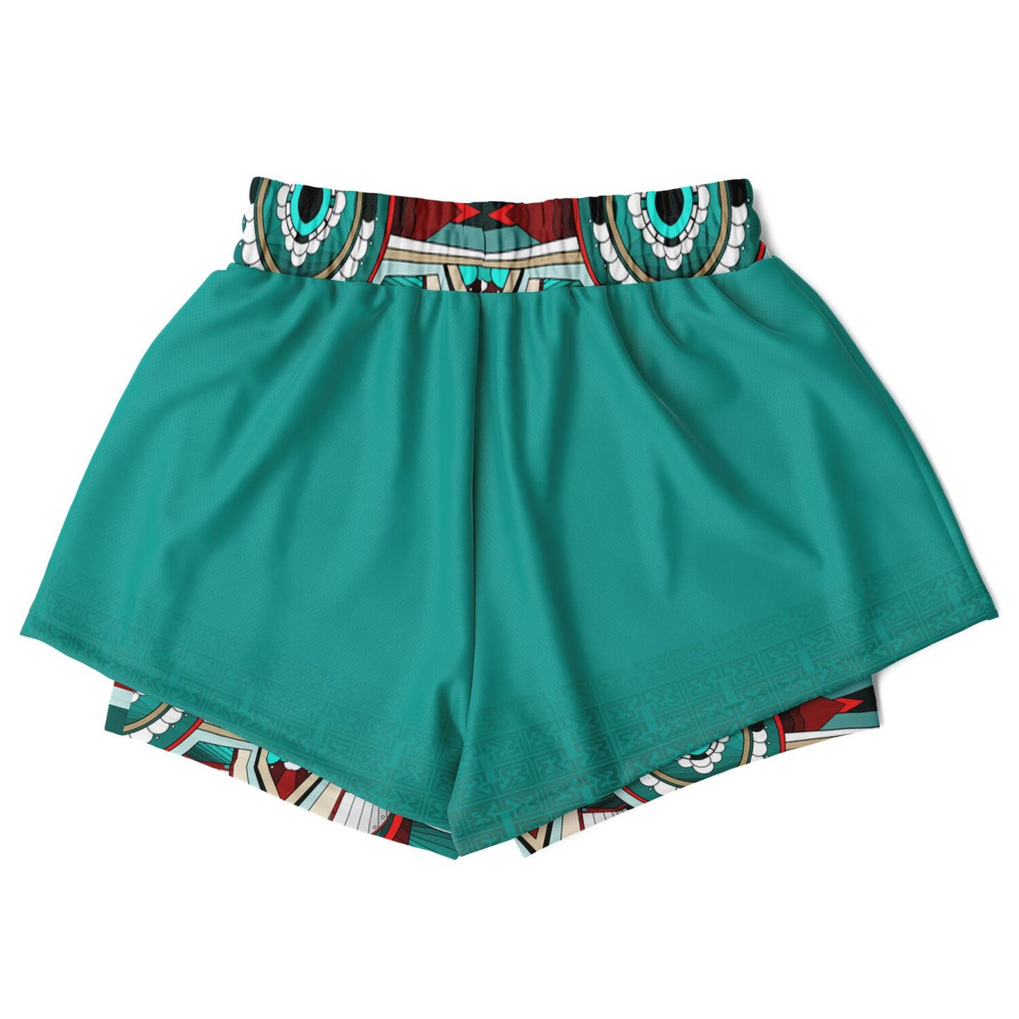 Fluorescyan 2-in 1 Shorts