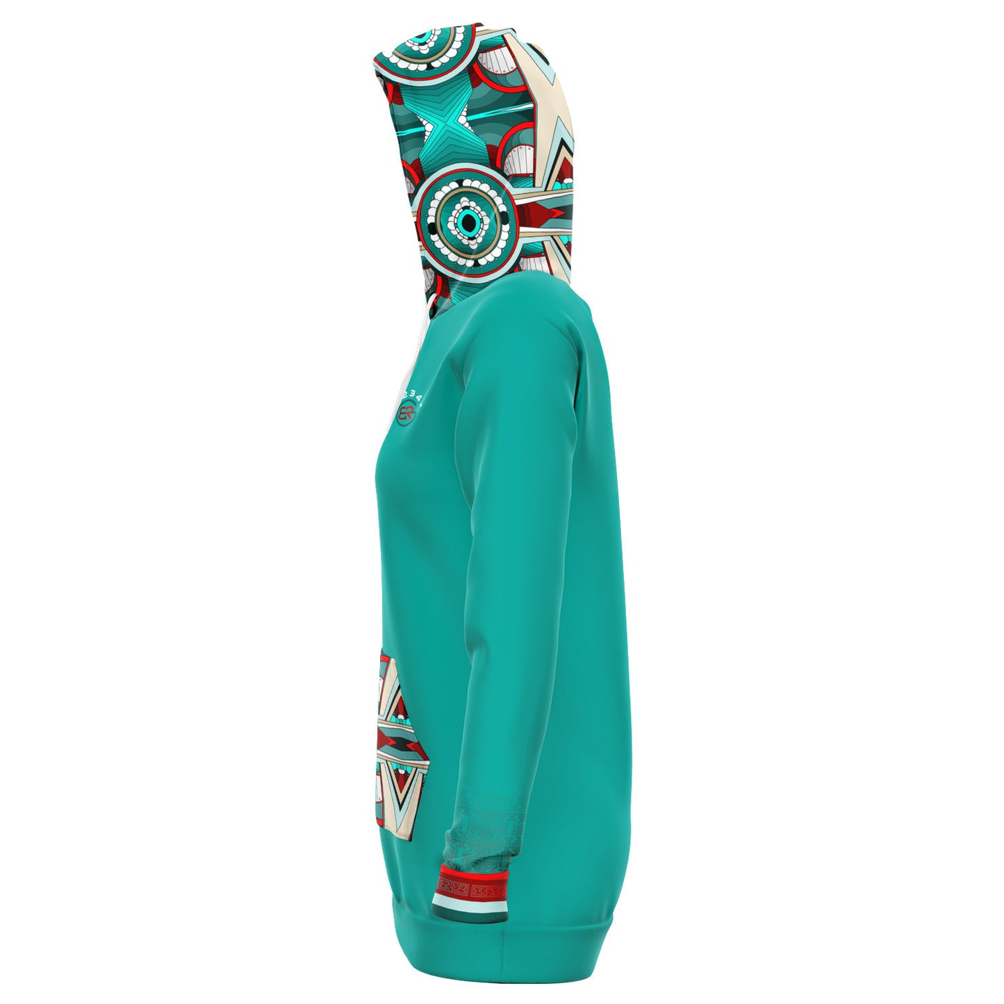 Fluorescyan Hoodie Dress