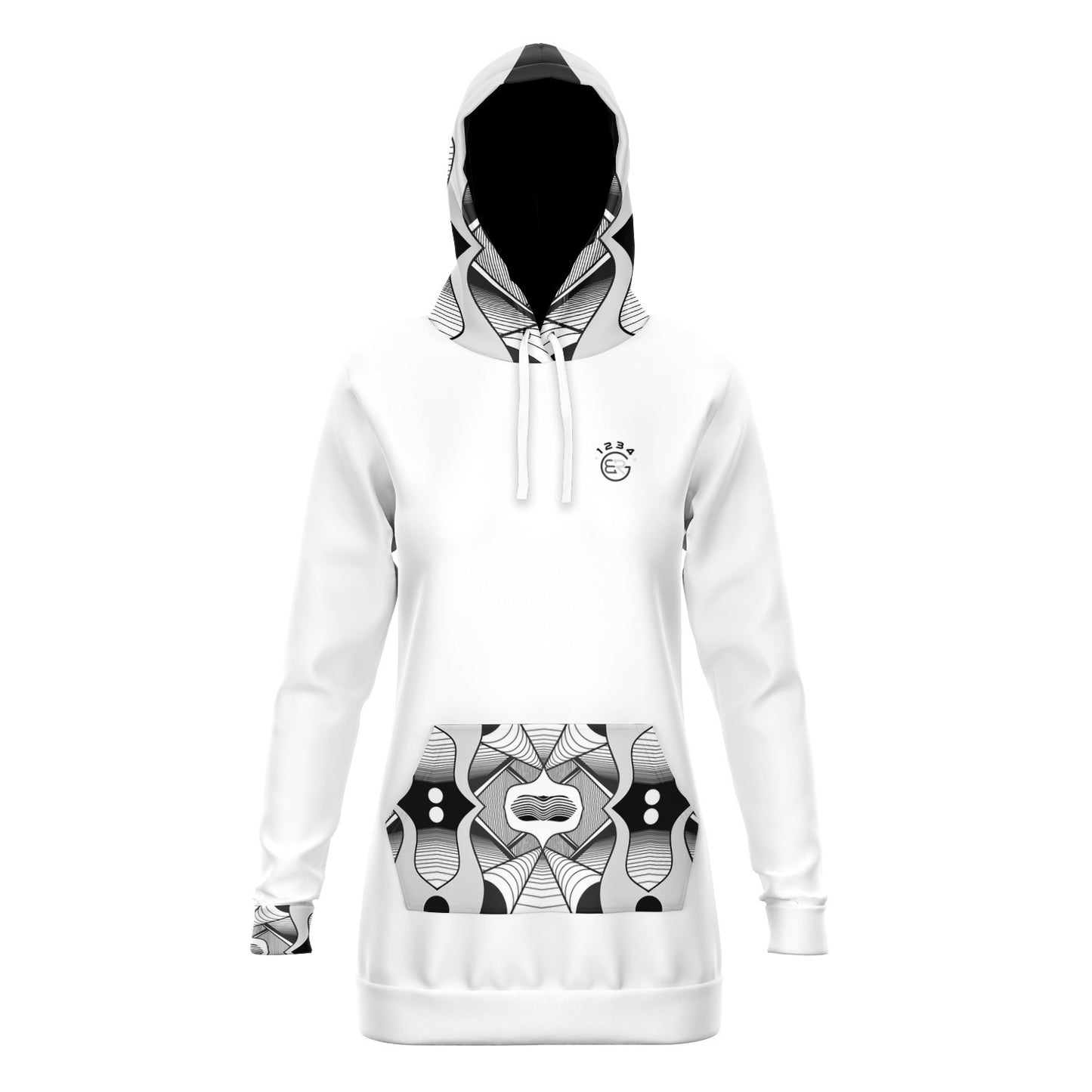 Ghost Hoodie Dress