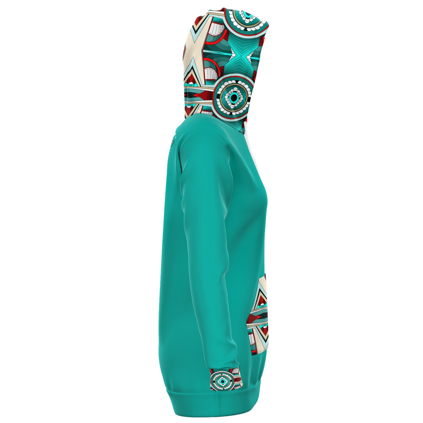 Fluorescyan Hoodie Dress