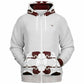 Rose Maroon Zip-Up