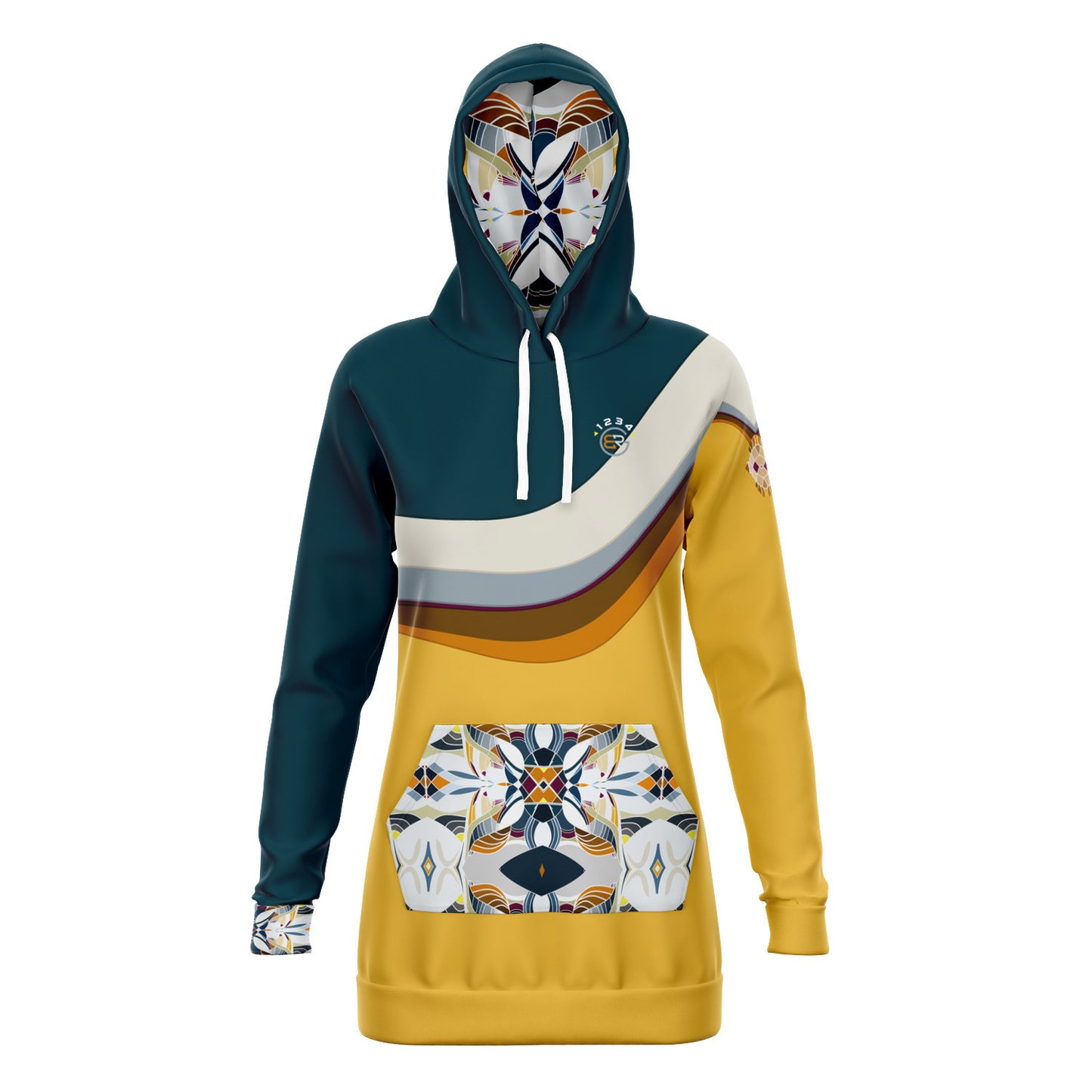 Syzygy Gold Hoodie Dress