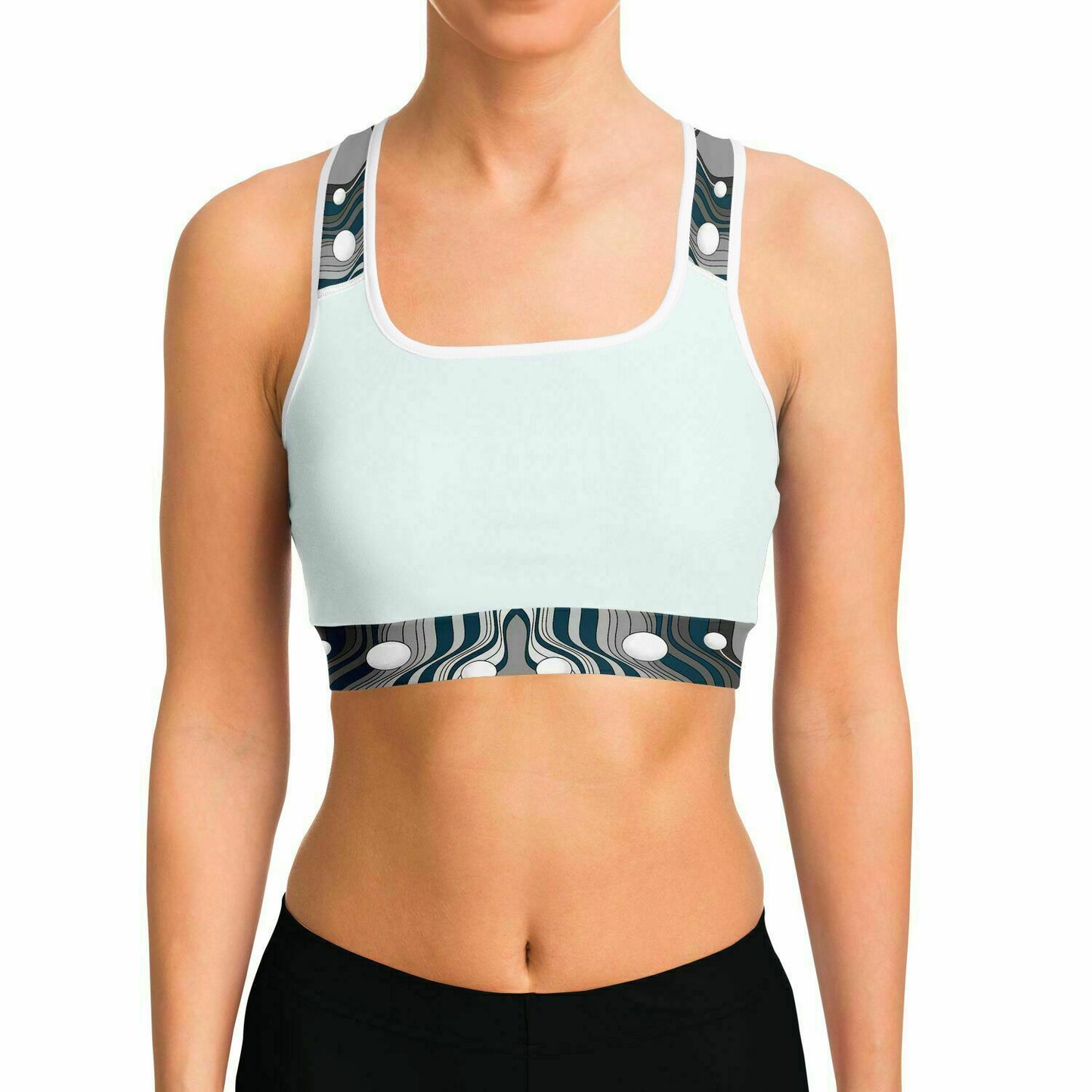 1234 Snow Blue Sports Bra copy